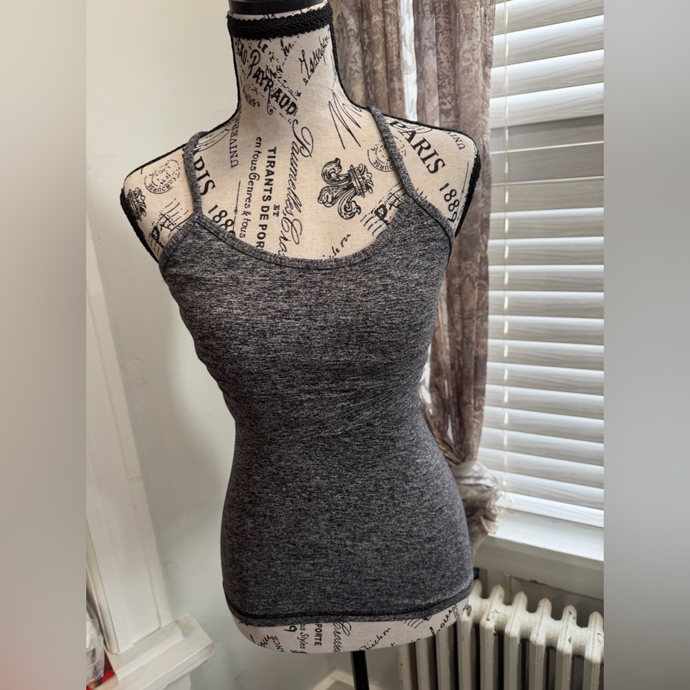 Women's Lululemon Gray Heather Racerback Tank Top